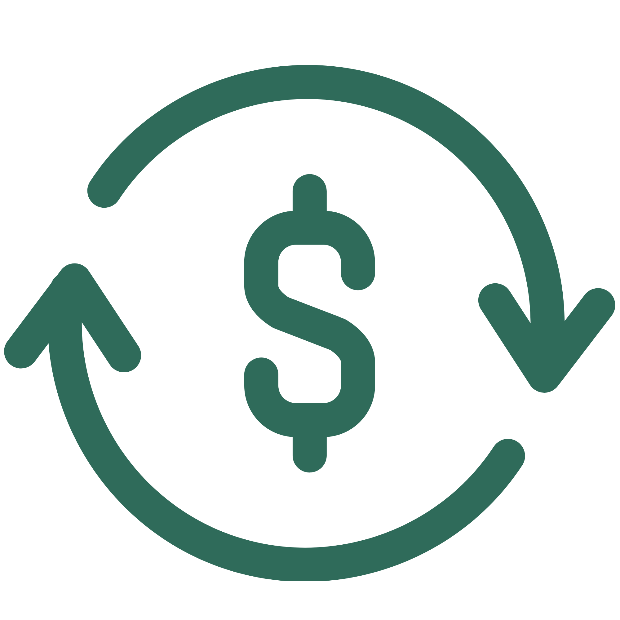 Stylized graphic representing fiscal responsibility