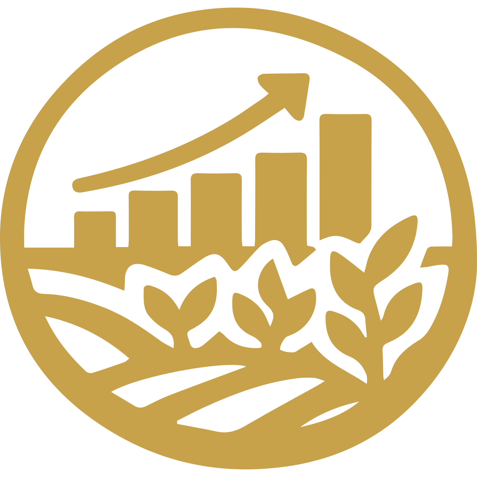 Stylized graphic representing intentional growth for Thomson