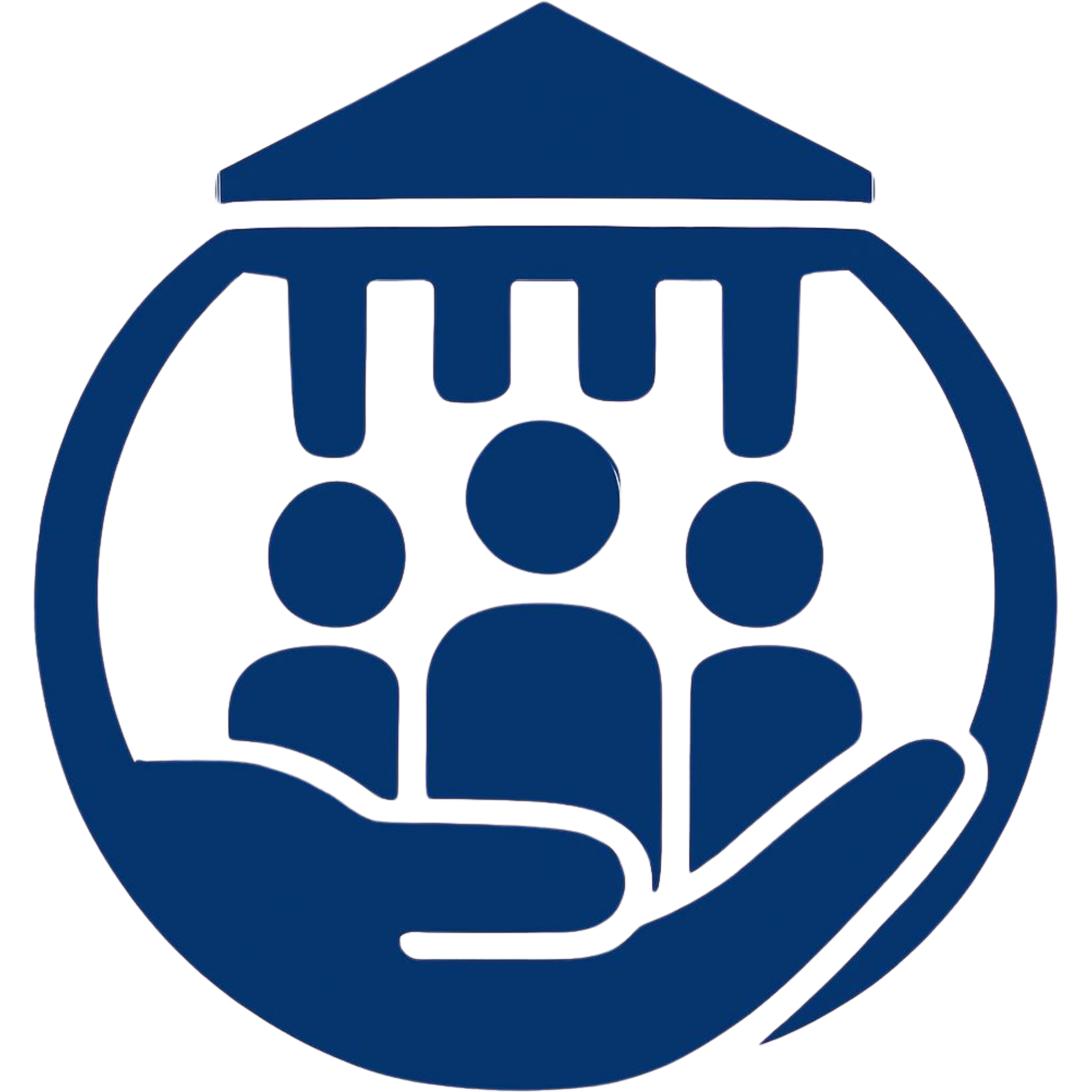 Stylized graphic representing transparency and accountability in local government